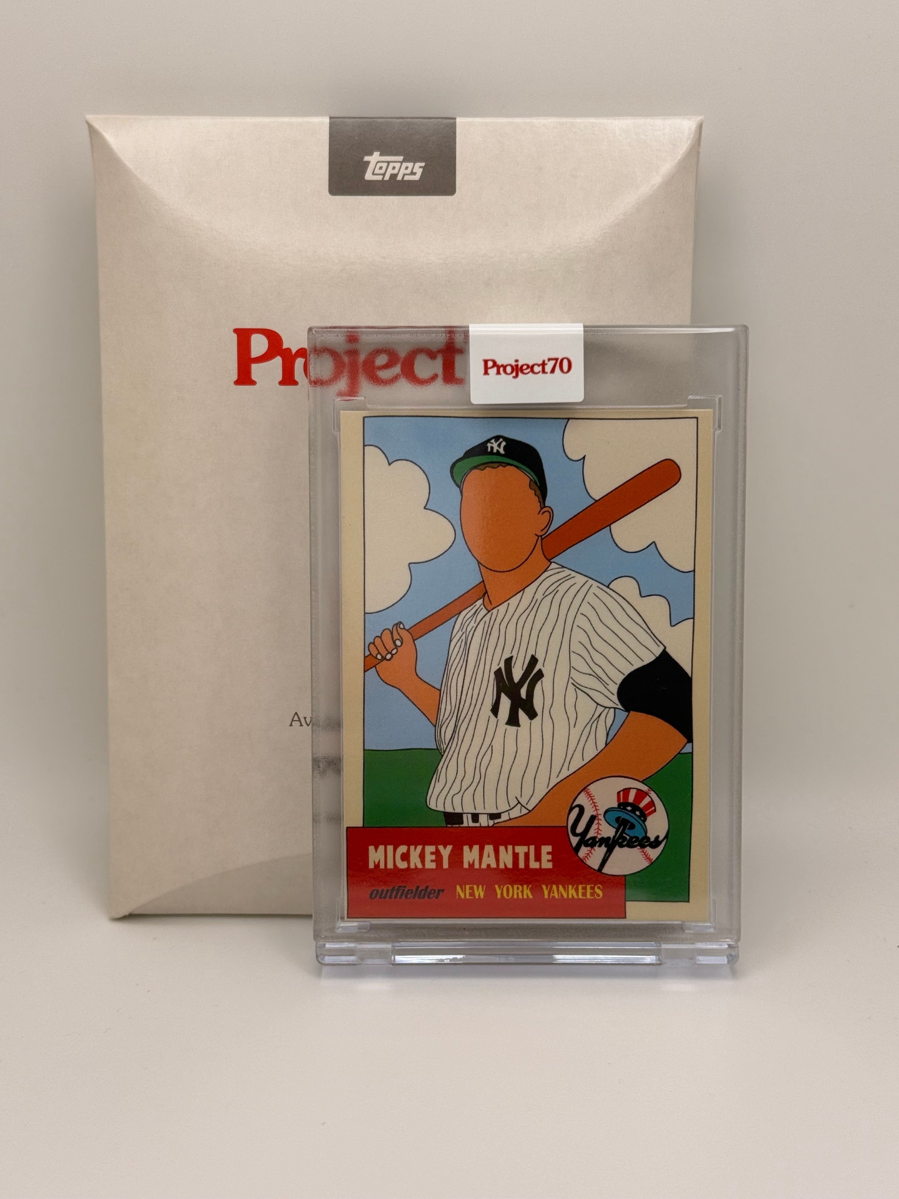 Topps Project70® Card 500 - 1953 Mickey Mantle by Fucci