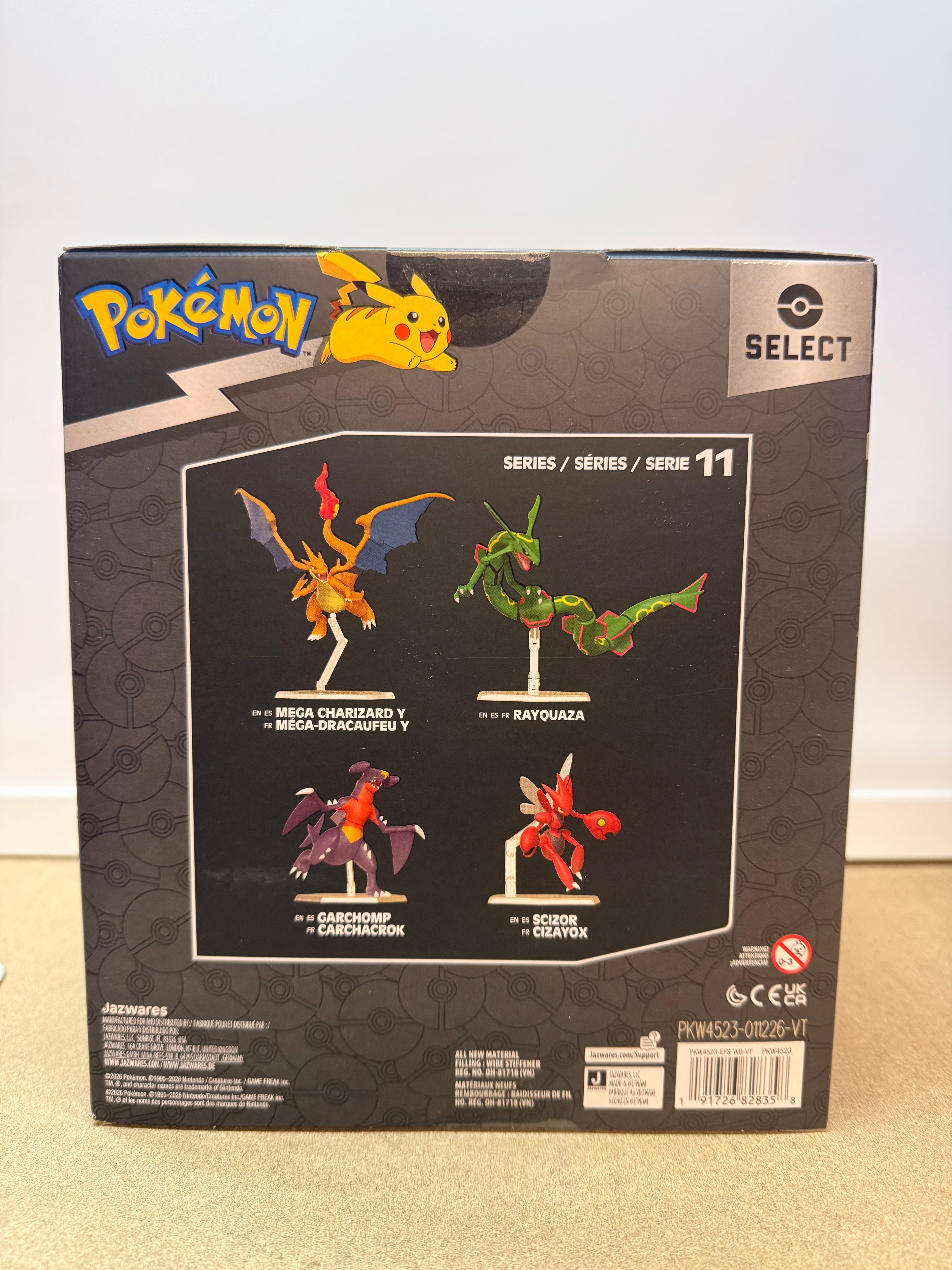 Pokémon Select 6 Articulated Mega Charizard Y Action Figure