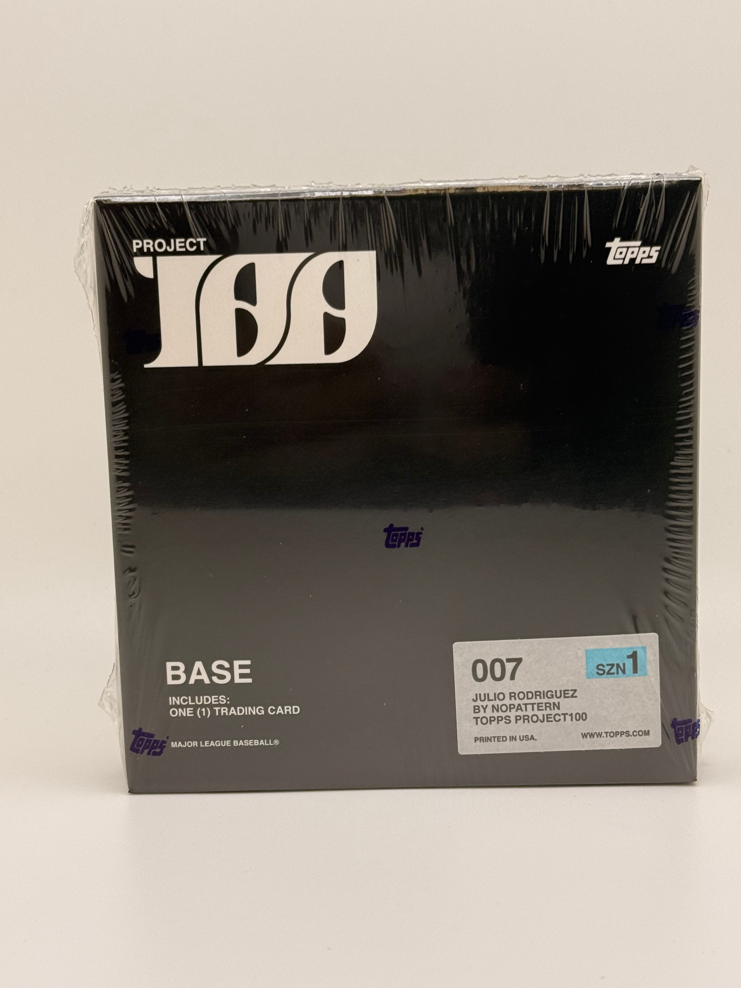 Topps Project 100 Julio Rodriguez by NoPattern #/3,999 Sealed
