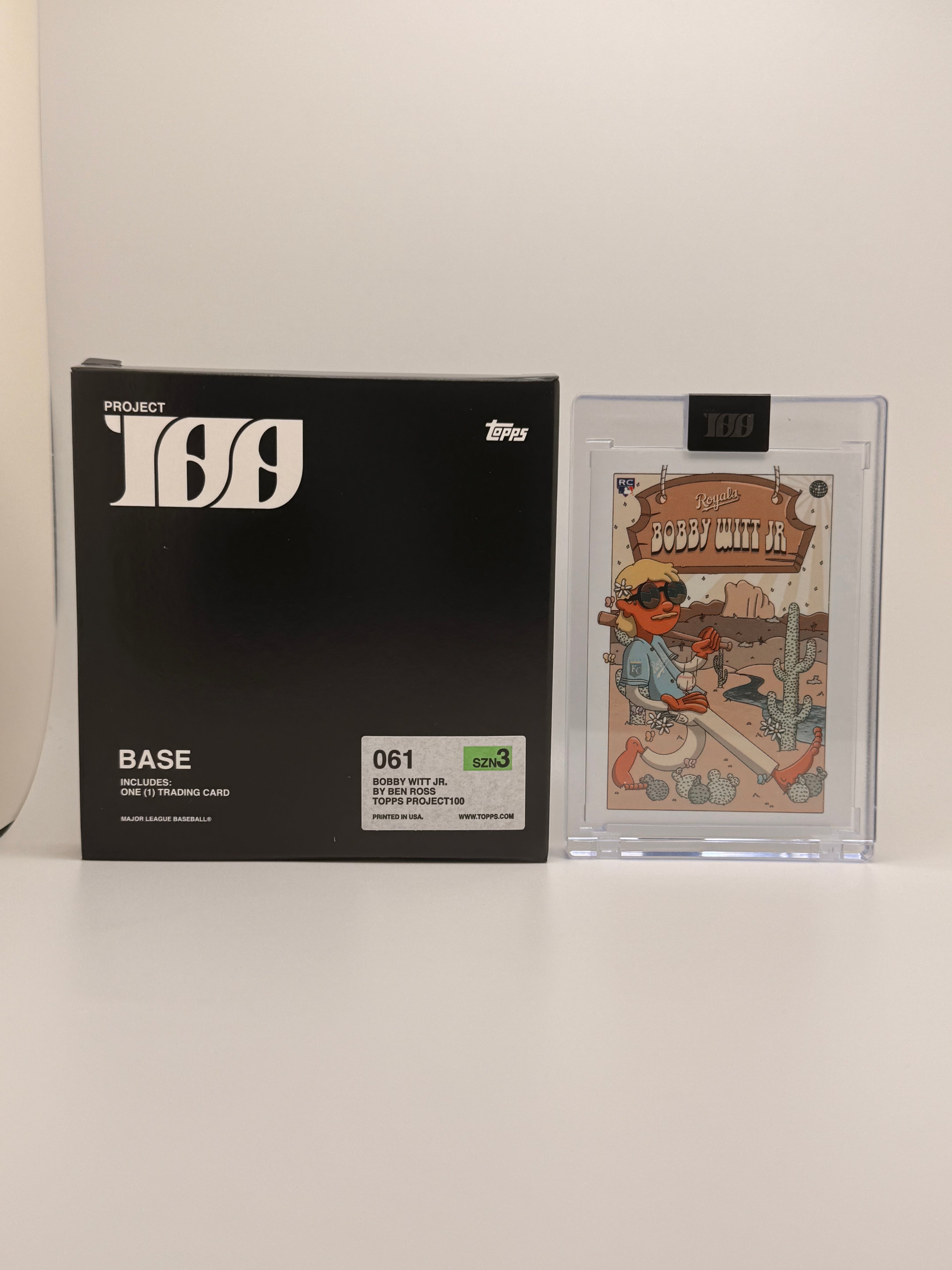 Topps Project 100 Bobby Witt Jr. by Ben Ross #/3,999